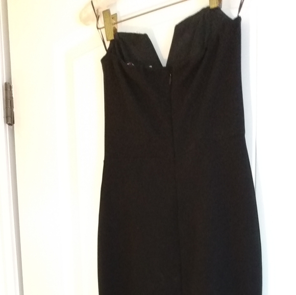 Strapless black dress mermaid style - Picture 3 of 5